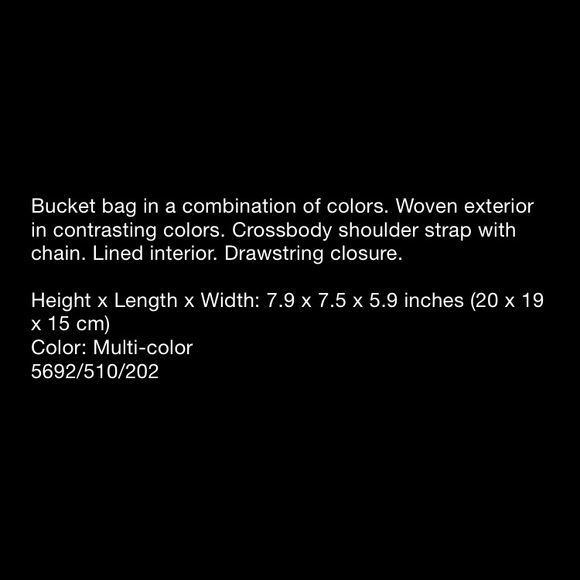 NWT Zara Woven Bucket Purse - Picture 8 of 9